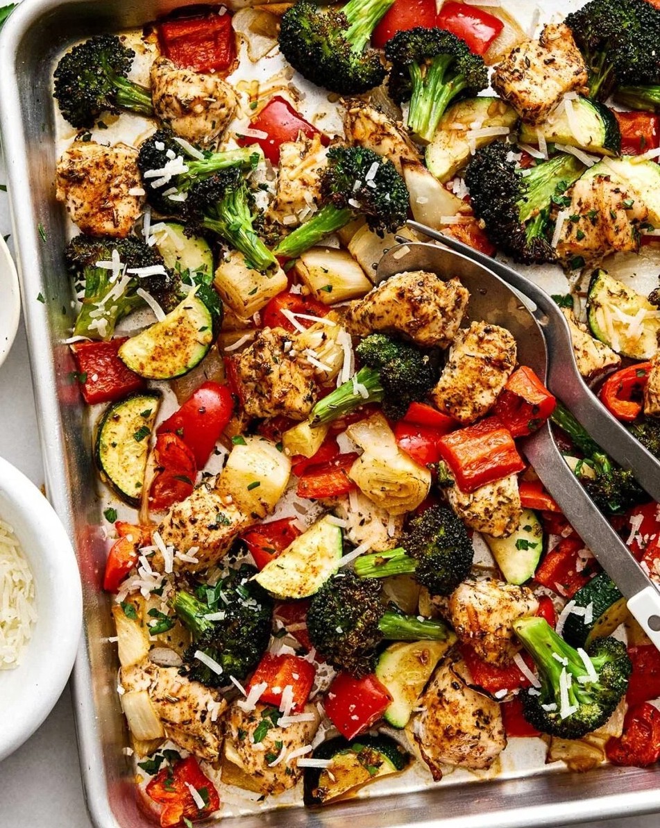 Italian Sheet Pan Chicken Breast